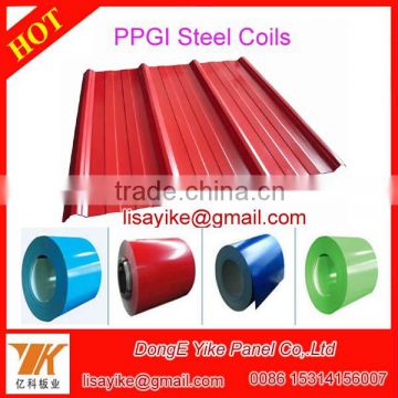 Z100 ppgi sheet RAL9006 color coated steel coil