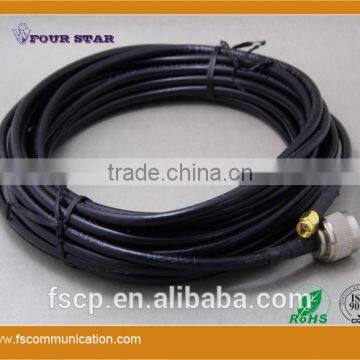RG223 Cable Assembly With SMA Male Crimp to N Male Crimp Connectors