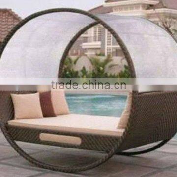 cast aluminum rattan furniture outdoor lounge sofa