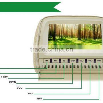 2015 Best Selling 9 Inch/7inch Headrest Mount Car Dvd Player for Fiat Grande Punto Evo photo-3