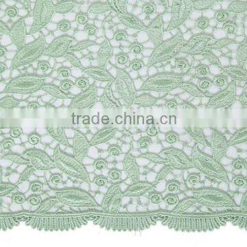 2016 Latest Fashion Guipure Lace Wedding Dress / Korean Lace Fabric With Stones / Lace Cord