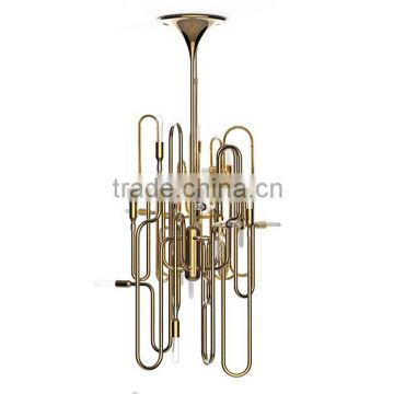 Clark Gold Ceiling Dinning Lamps MAX25W for Hotel Decorative