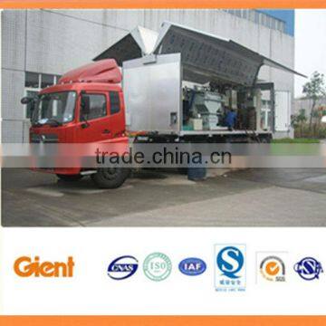 high vacuum autoclave on truck