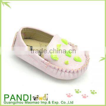 Pu leather shoes baby moccasin