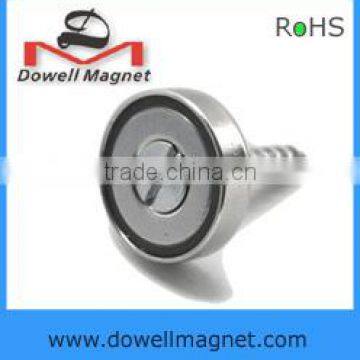 magnet with screw hole