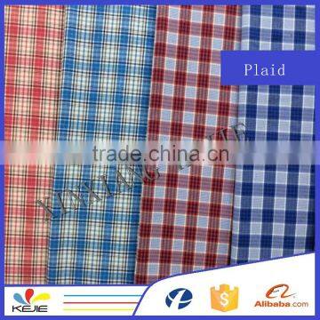 yarn dyed best selling plaid fabric mens casual shirts