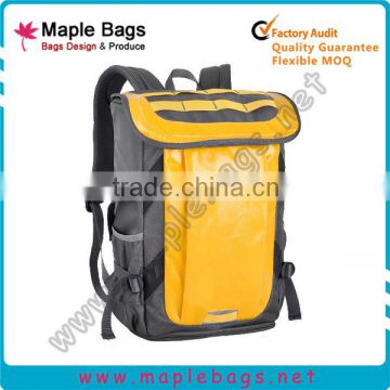 New Design Yellow Badminton Bag Racket Backpack