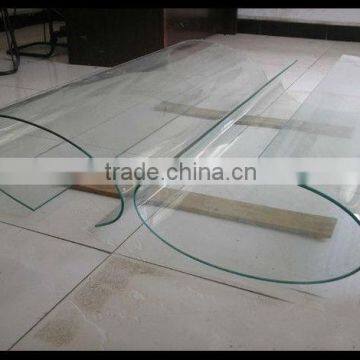 Cattis 3mm-12mm curved glass front counter