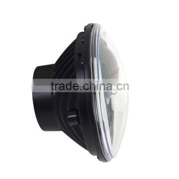 7" Motorcycle 30w H4 Hi/Low LED Headlight W/ Amber LED Turn Signal Lamp Fits Harley Jeep JK CG125 Cafe Racer Bobber photo-5