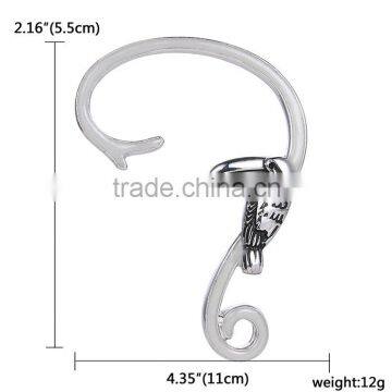 Fashion Woodpecker Charm Ear Cuff Fancy Design Earring With a Bird photo-5