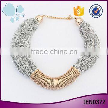 Direct manufacturer wholesale fashion jewelry punk statement necklace