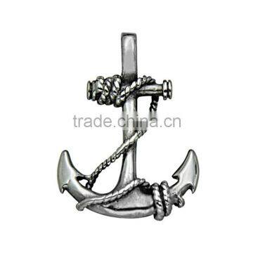 Kindy Jewelry New Design JCN0322 Stainless Steel Vintage Anchor Necklace Pendant photo-2