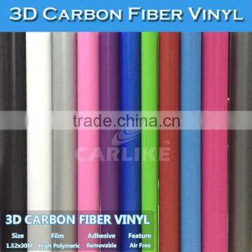 Wholesale Price Car Color Changing Film 3D Carbon Vinyl Sticker Color