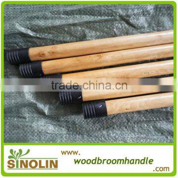 wooden broom stick with greek screw