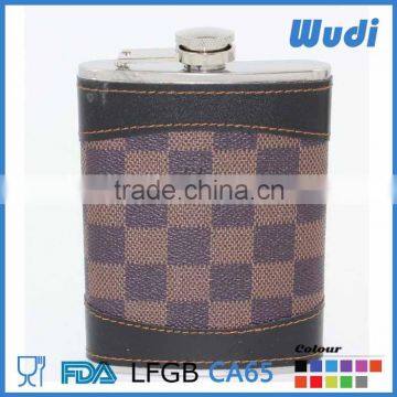 pu hip flask, customized hip flask HF324