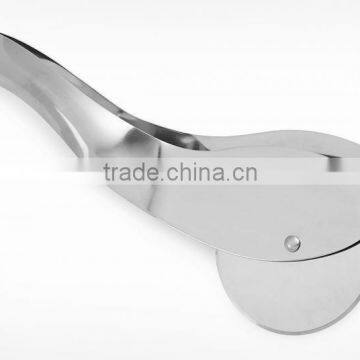 Pizza Cutter wheel, Pizza Server with food grade stainless steel clip