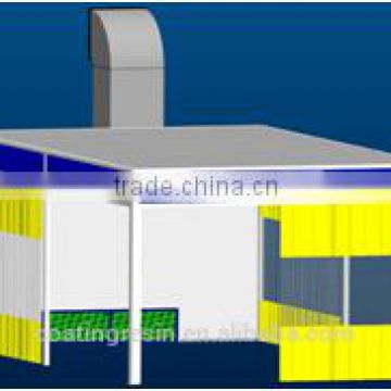 Spray Booth Preparation station for car repair