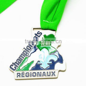 Manufactory produce hard enamel medals for championnats