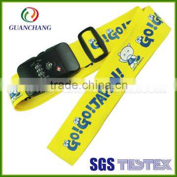 Factory direct custom logo polyester luggage scale belt