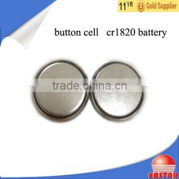 Li-MnO2 button cell cr1820 battery