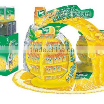 Super Market Cardboard Display Rack/Cookies Floor Cardboard Display/ Paper Display