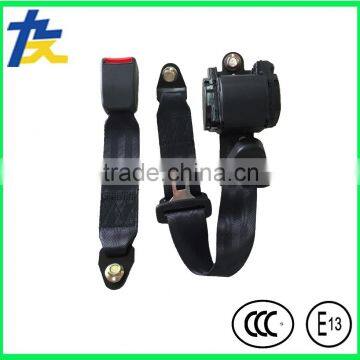 Emergency locking retractable ELR universal 3 points automotive seat belt