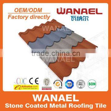 Asphalt Shingles Colorful Stone Coated Steel Roof Tile Factory / Building Material photo-4