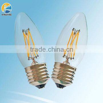 Hot Sale 360 degree 4w 80Ra 400Lm Sapphire Substrate LED E27 COB Filament LED Bulb