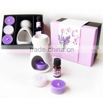 Customized and eco-friendly ceramic diffuser with scented candle