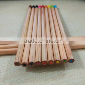 7" Standard Size Hexagonal Shape High Quality Natural Wood Color Pencil With Dipped End photo-3