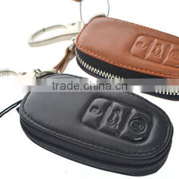 3 Button Car Genuine Leather Smart Remote Key Shell Case Cover For Audi A1 A3 A4 A6 A5 A7 A8 Q3 Q5 S5 S6 RS TT photo-2
