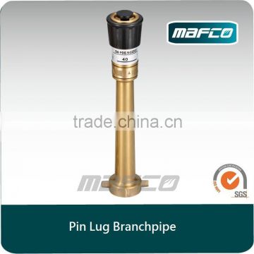 Pin Lug brass nozzle for fire hose