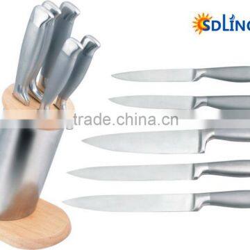 stainless steel kitchen knife set on sales