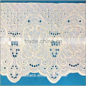 Garment embroidery cotton lace fabric