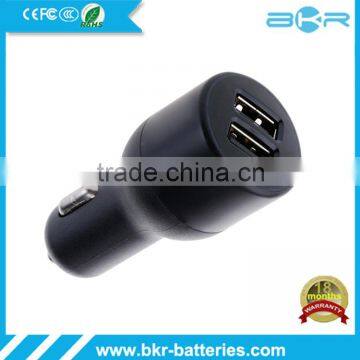 For Mobile Phone 2-port USB & Twin Socket Car Charger