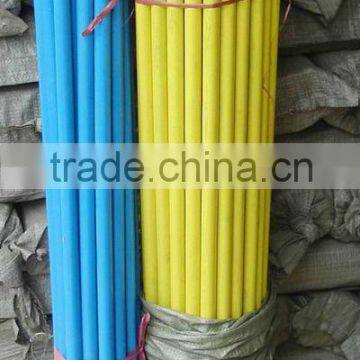 pvc wooden stick / natural wooden stick broom handles