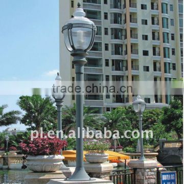 PMMA / Aluminum garden lamp with LED/Energy-saving bulbs