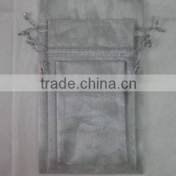 Hot Sale High Quality Silver Fabric Mesh bag Pouch