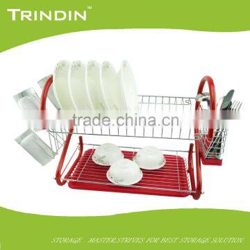 TD208R iron chrome dish rack perfect draining dish rack dish drainer rack