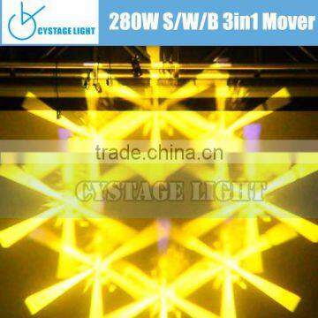 Stage Lighting Manufacturer Wholesale Beam Spot Wash 280W 3 in 1 Moving Head Light photo-4
