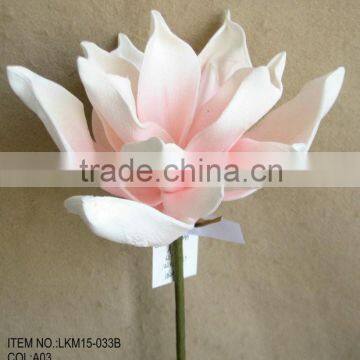 Artificial Flower 28" Artificial Eva Flower Lotus Succulent Stem photo-2