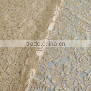 New Arrival For Garment Cotton Nylon Embroidery Lace Fabric