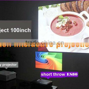 4500 lumens short throw projector, ultra portable 3d short throw projector