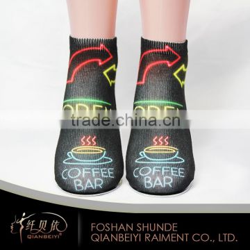 Hotsale cotton digital printing sexy girls with white socks