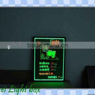 Acrylic flashing led writing board