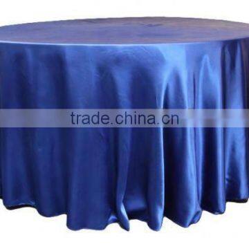 Royal blue Satin round table cloth/table linen for weddings