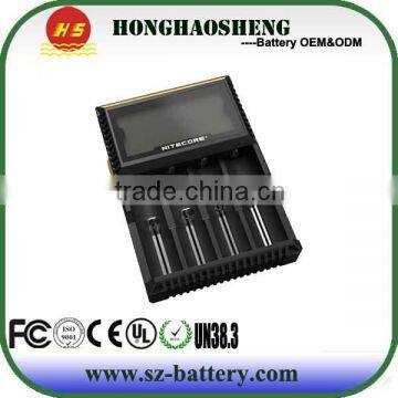 Charging 4 batteries simultaneously D4 charger NOTECORE intelligent charger D4