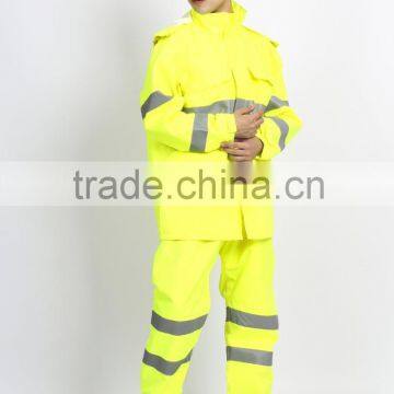 High Quality Waterproof nylon uniforms Raincoat Suit police raincoat supplier