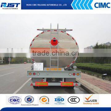 CIMC 50m3 aluminium Alloy fuel tank semi-trailer