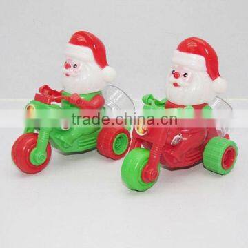 Christmas toy,Santa Claus pull back car candy toys